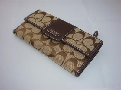 discounted Coach Wallets - 42181 apricot/coffee